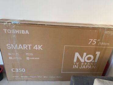Smart TV bokslar: Televizor Toshiba 75" 4K (3840x2160)