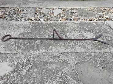 STARI NOZ ZA SENO SLAMU | Stari noz 126cm duzine za seno slamu