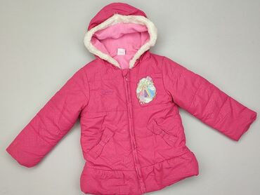 kurtka zimowa kremowa: Kurtka zimowa, Disney, 8 lat, 122-128 cm, stan - Dobry