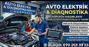 i̇carə avtomobil: Avto elektrik və diaqnostika xidməti - Hər növ avtomobilin kompüter — 1