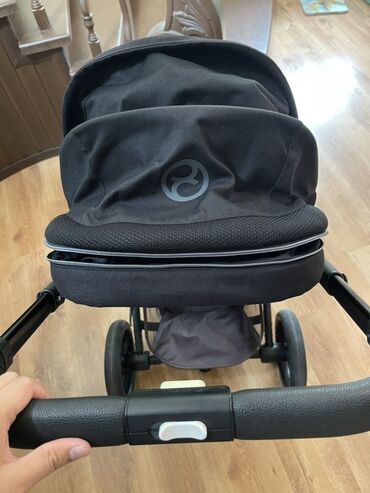 Коляски: Коляска, цвет - Черный, Б/у — 4