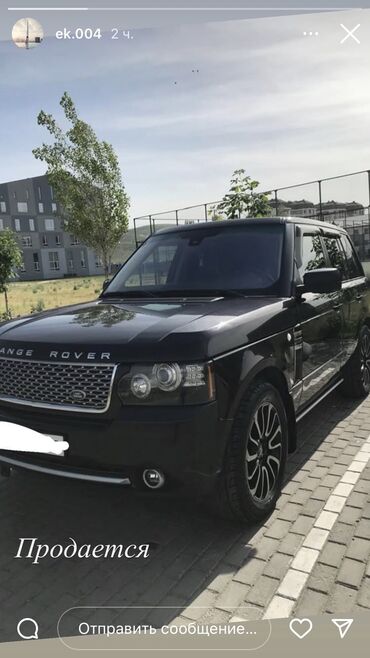 Land Rover: Land Rover Range Rover: 2011 г., 5 л, Автомат, Бензин, Внедорожник
