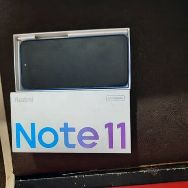 телефон нот 11: Xiaomi, Redmi Note 11, Колдонулган, 256 ГБ, түсү - Көк, 2 SIM