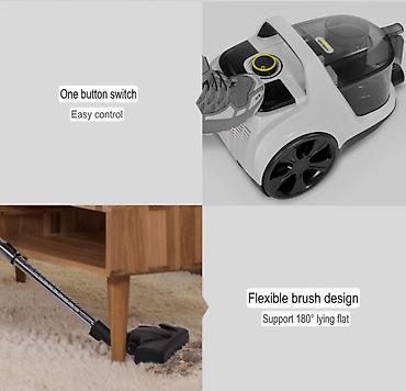 Пылесосы: Пылесос, Karcher, Стандартный, Влажная, Паровая, Смешанная, Мешок, Циклонный фильтр, Фильтр для воды — 28