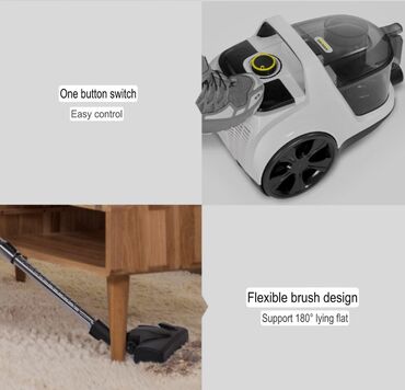 Пылесосы: Пылесос, Karcher, Стандартный, Смешанная, Сухая, Влажная, Фильтр для воды, Контейнер, Мешок — 29