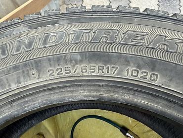 2 2 sdi: Шины 225 / 65 / R 17, Зима, Б/у, Комплект, Внедорожные (АТ/МТ), Япония, Dunlop — 3