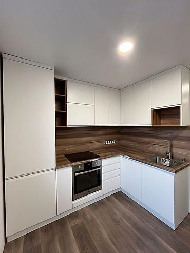 Кухонные гарнитуры: Кухонный гарнитур, Новый, цвет - Бежевый, ДСП, Бесплатная доставка — 8