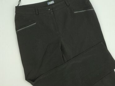 legginsy woskowane wysoki stan: Spodnie materiałowe damskie, rozmiar 3XL