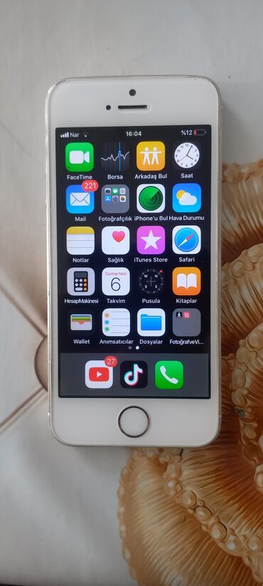 apple iphone 5s 16gb: IPhone 5s, < 16 GB, Gümüşü, Barmaq izi, Face ID