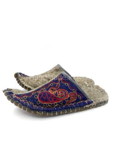 Другая мужская обувь: Войлочные тапочки, остроносые, "ПАДИШАХ", мужские ручной работы — 9