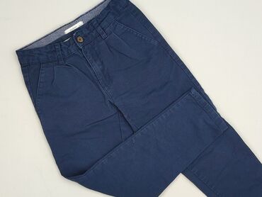 Material trousers, Reserved, 9 years, 128/134, condition - Perfect