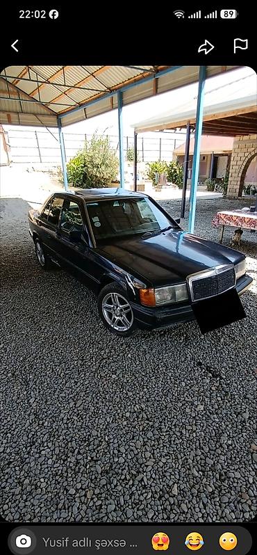 07 qapı: Mercedes-Benz sedan (W201 “190” seriyası) - Kuzov: 4 qapılı, tünd — 1