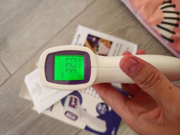 купить тепловизор: Термометр медицинский цифровой безконтактный. Новый. Батарейки 2 шт