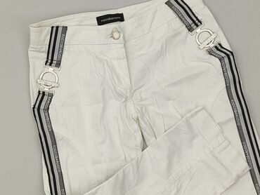 spodnie skórzane massimo dutti: Roccobarocco, Material trousers for women