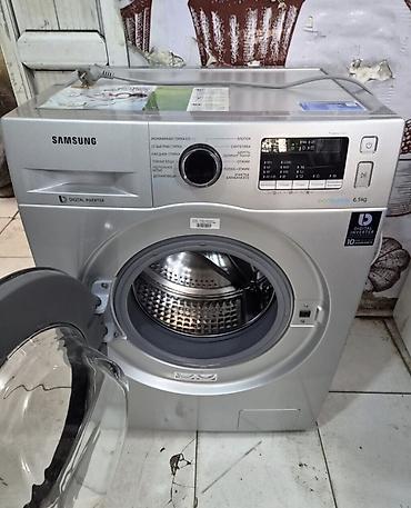 Məişət texnikası: Paltaryuyan maşın Samsung, 6 kq, İşlənmiş, Avtomat, Qurutma var, Kredit yoxdur, Ödənişli çatdırılma — 2