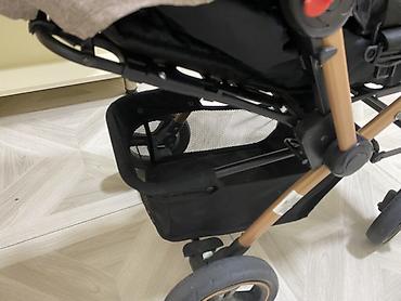 Uşaq arabaları: Uşaq arabası – - Tip: gəzinti/araba (stroller) - Rəng: bej-krem — 6