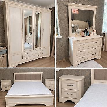 bedroom: İkinəfərlik çarpayı, Dolab, Termo, Tumba, İşlənmiş — 1