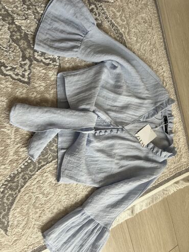 джинсовое платье зара: ZARA блузка
