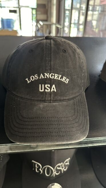 Кепки: Кепка, Бейсболка, Los Angeles, Козырек: Изогнутый, С вышивкой