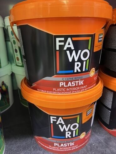 авто швабра: Краска для интерьеров FAWORI PLASTIK - Тип: матовая водоэмульсионная