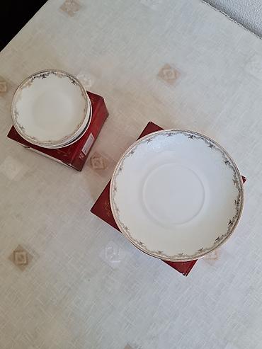 karaca home: Nəlbəkilər, 6 ədədli dəst, rəng - Ağ, Farfor, Türkiyə — 3