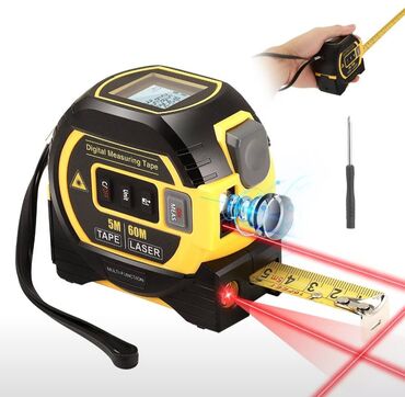 Məsafə ölçənlər, ruletkalar: Yeni Lazer məsafə ölçən, Hesablama funksiyalı, Rayonlara çatdırılma, Pulsuz çatdırılma, Ödənişli çatdırılma — 3