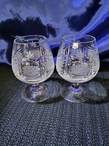 Čaše: Case kristal Zajecar za zestoko pice iz 70ih. Case su perfektne,sve — 5