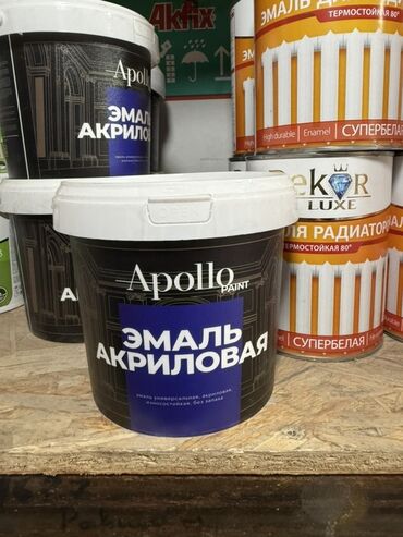 3d панели для стен самоклеющиеся: Акриловая эмаль Apollo Paint - Тип: универсальная акриловая эмаль -