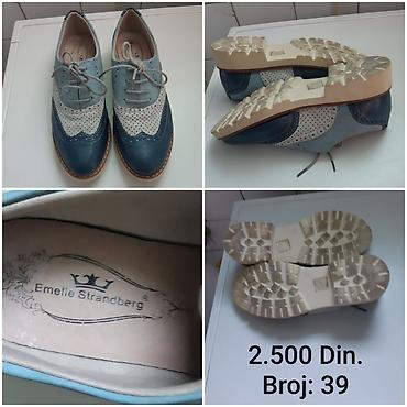 ccc bele sandale: Emelie Strandberg ženske oksfordice - Model: klasične brogue/oksford — 4