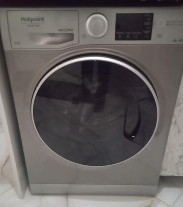 ariston paltaryuyan: Paltaryuyan maşın Hotpoint Ariston, 6 kq, İşlənmiş, Avtomat, Qurutma var, Ünvandan götürmə