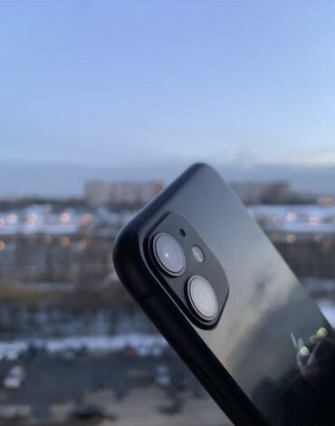 новая бытовая техника: IPhone 11, Колдонулган, 64 ГБ, Black Titanium, Каптама, 72 %