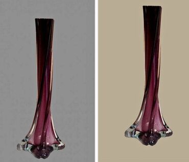 ваза хрустальная: Вазочка, изящная, диаметр 8 см, высота 20 см, цена за 1 шт