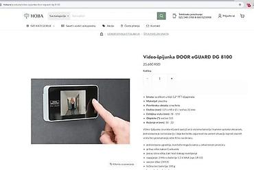 Video interfoni: Digitalna video-špijunka za vrata Eumig (model JY8026) - Ekran: TFT — 2