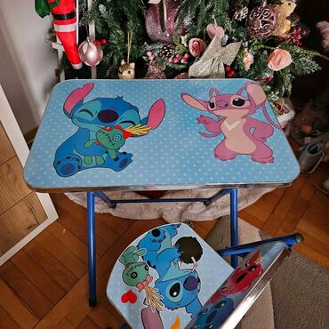 Setovi stolova i stolica: Dečiji set sto + stolica sa motivima crtanih junaka - Praktičan set — 11