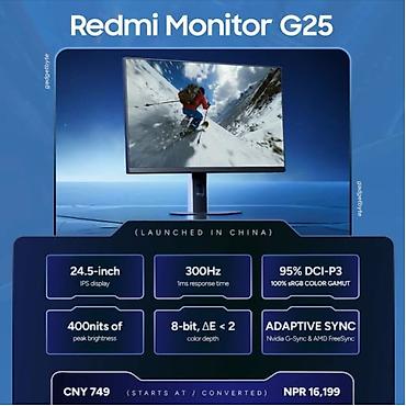 redmi монитор: Монитор, Xiaomi, Новый, LED, 25" - 26" — 3
