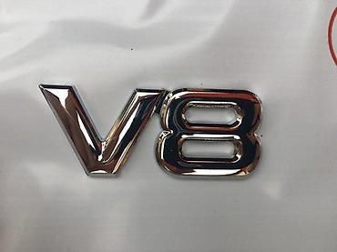 kupovina automobila: NATPIS ZNAK V8 - METALNI | Viber — 3