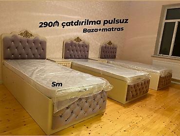 Ev və bağ: Yeni, Təknəfərlik çarpayı, Bazalı, Matras ilə, Azərbaycan — 2