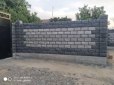 Заборы из пескоблока: Заборы из пескоблока — 13