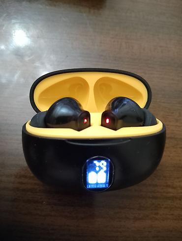 redmi airdots s: Bluetooth TWS simsiz qulaqlıq. Tam yenidir - Rəng: qara korpus, sarı — 2