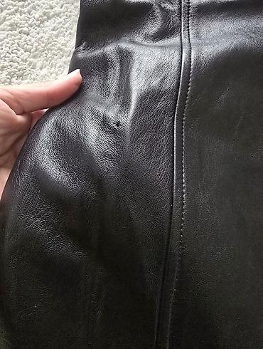 versace mindjuse: NINE WEST kožna haljina, prirodna koza, ginuine leather. Crna haljina — 7
