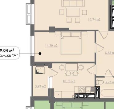 сдаю 2х комнатную квартиру бишкек тунгуче: 2 бөлмө, 60 кв. м, Элитка, 5 кабат