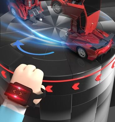 Oyuncaqlar: Ən böyük model trasnformers maşın Pult ve saatla idarə etmə Diqqət — 8