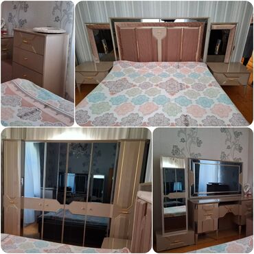 спальная мебель в баку цены: İkinəfərlik çarpayı, Dolab, Termo, 2 tumba, İşlənmiş