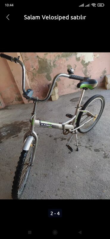 velosiped start: İşlənmiş İki təkərli Uşaq velosipedi Start, 26", Ünvandan götürmə