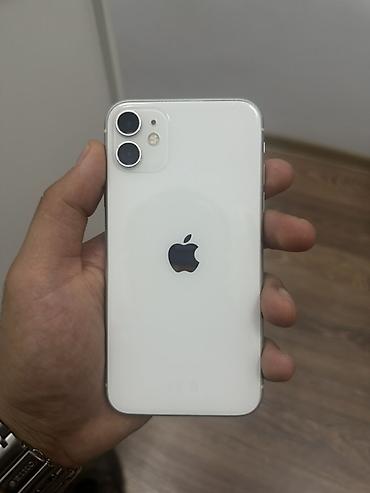 iphone 11 ilə barter: IPhone 11, Ağ, Face ID — 3