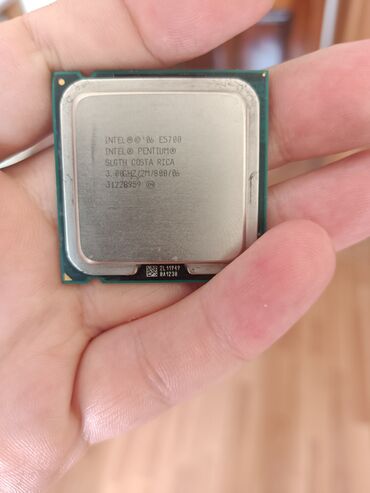 proçessor: Prosessor Intel Core 2 Duo E5700, 3-4 GHz, 2 nüvə, İşlənmiş