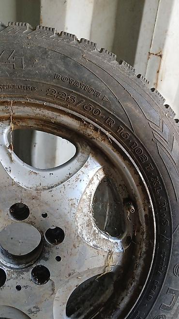 r 1860: Комплект колес на дисках, размер 225/60 R16. - Шины зимние — 2