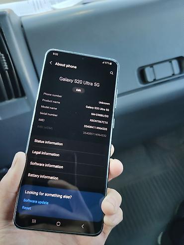 Мобильные телефоны: Срочно продаю 
Samsung galaxy s20 ultra 
состояние идеал — 4