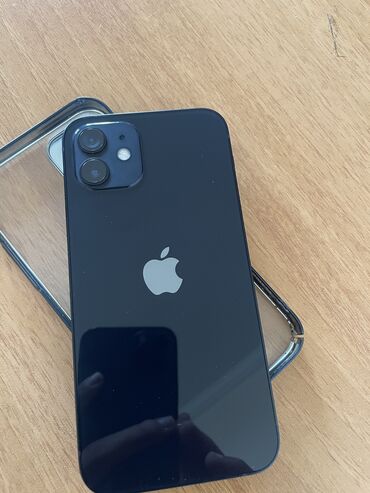 Apple iPhone: IPhone 12, 64 GB, Qara, Face ID, Sənədlərlə