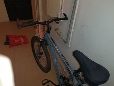 İdman velosipedləri: Velors V-680 dağ velosipedi - Rəng: boz-mavi, qrafik yazılarla - — 5